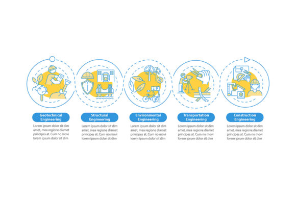 Civil Engineering Work Infographic Design Guide