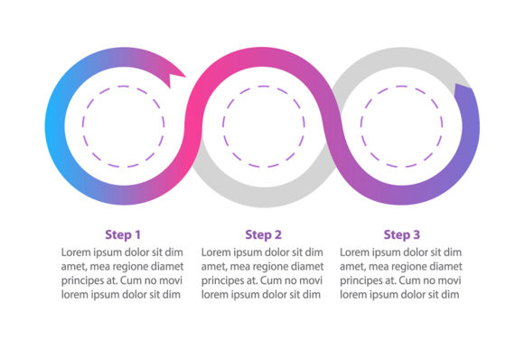 Elevating Corporate Communication with Creative Gradient Flowchart Infographics