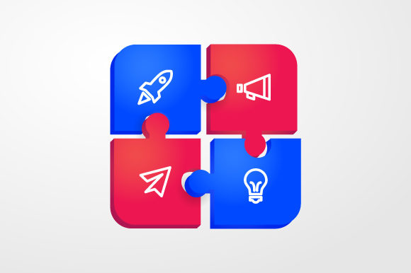 Elevating Visual Communication with 3D Puzzle Infographic Design Vectors