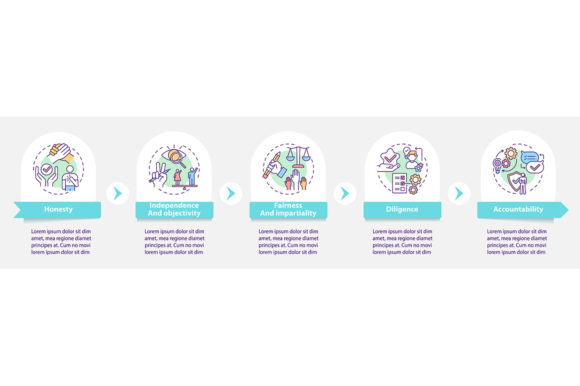 Media Ethics Vector Infographic Template Guide
