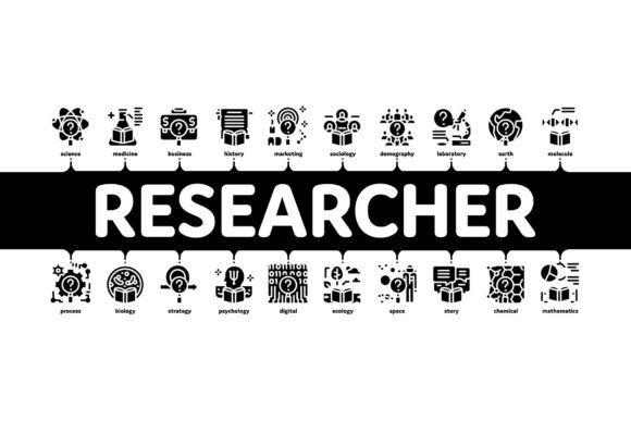 Researcher Business Minimal Infographic Guide