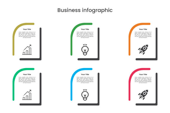 Six-Step Infographic Template Design: Streamlining Visual Communication for Business and Marketing